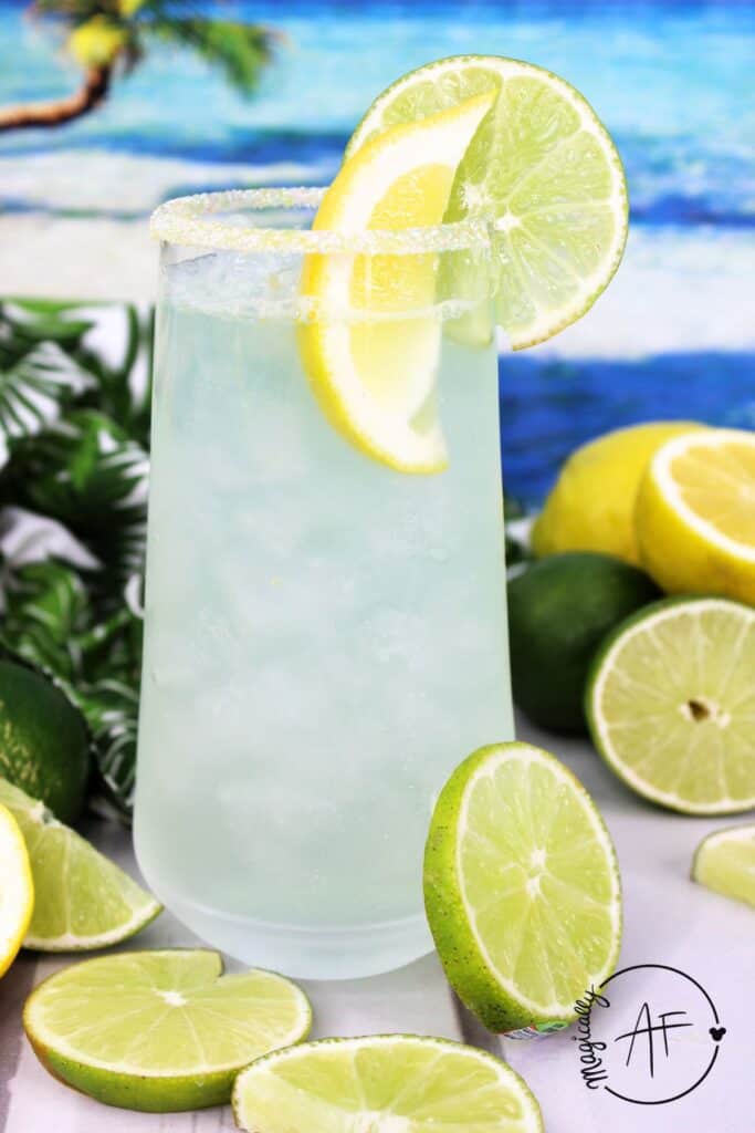 sweet and tart lime cocktail drink